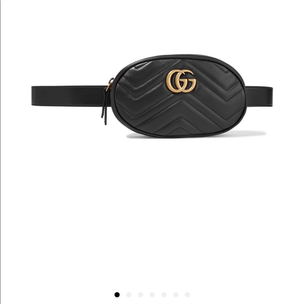 💯 authentic Gucci GG Marmont belt bag, 75